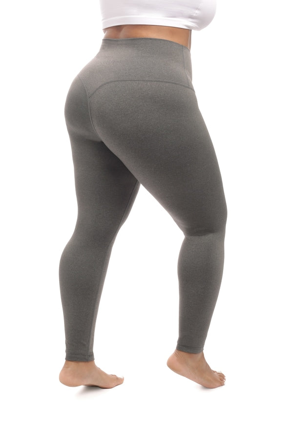 V-Shape Body Shaping Leggings - Gray