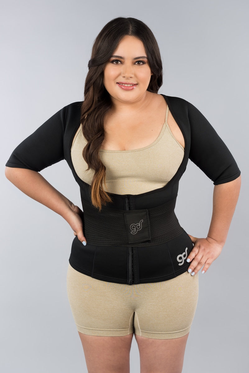 Sweat vest waist trainer plus online size